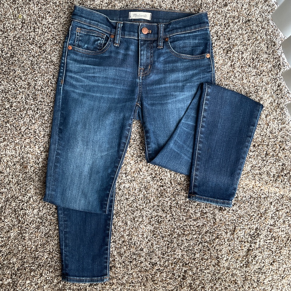 Madewell 8” Skinny Jeans - Riverdale Wash